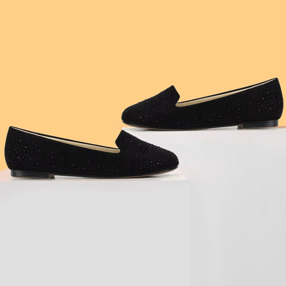Black Suede Glitt